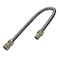 Flextron Gas Line Hose 3/8'' O.D. x 24'' Length 1/2" x 3/8" FIP Fittings, Stainless Steel Flexible Connector FTGC-SS14-24E - alternate 1